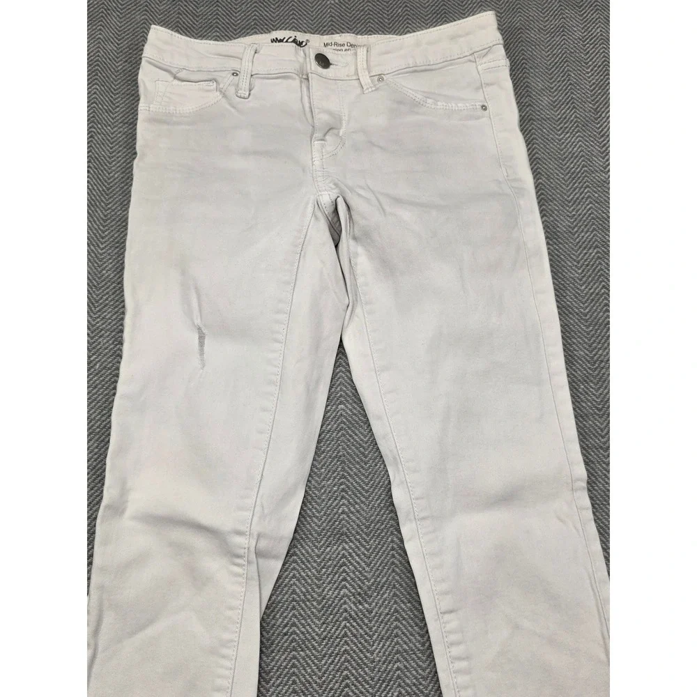 Mossimo Mid Rise Denim Legging‎ Skinny Jeans Light Grey Size 0/25 VN1210394